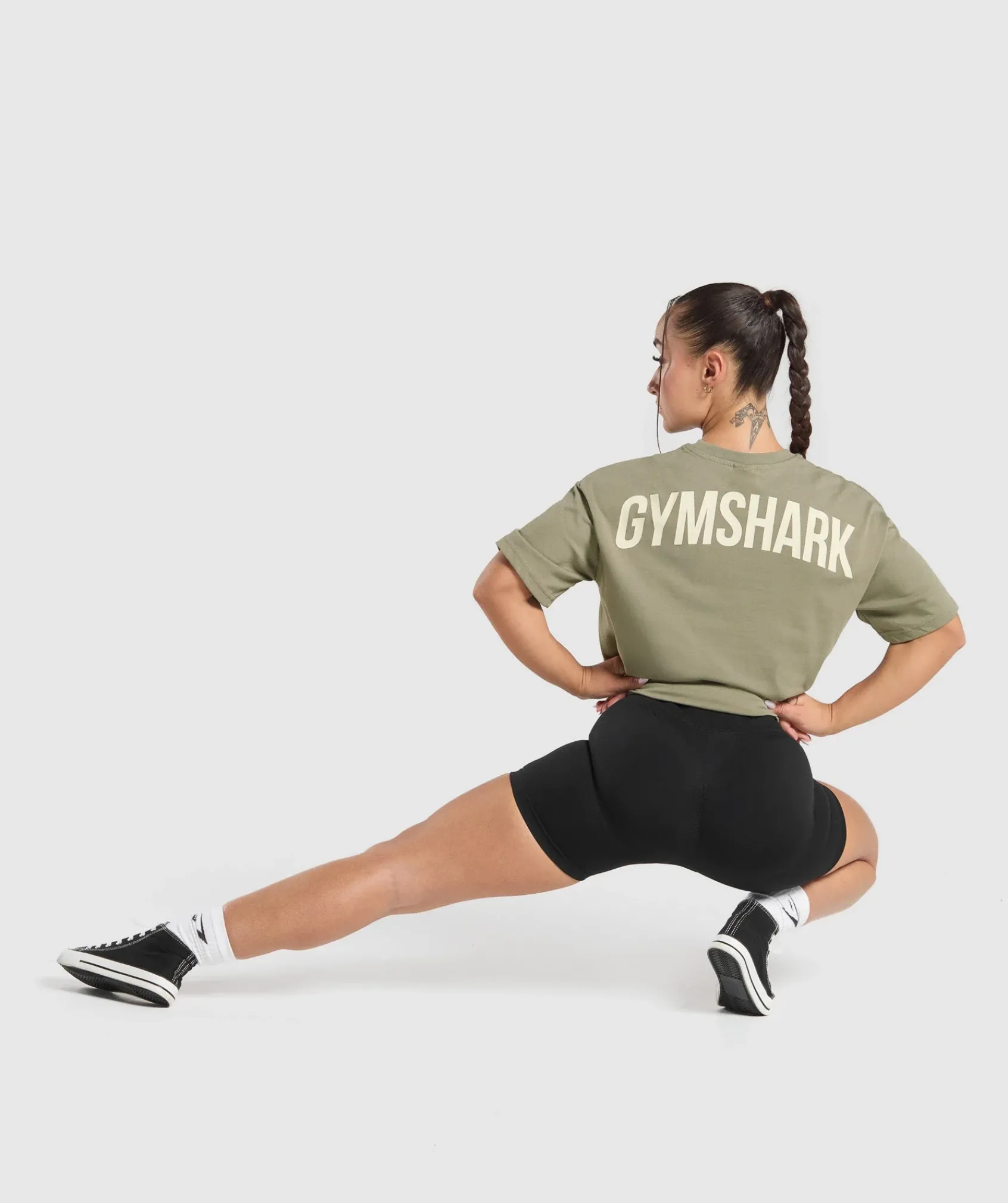 DAMES Gymshark Bedekkende Sportkleding|T-shirts*Power Oversized T-Shirt