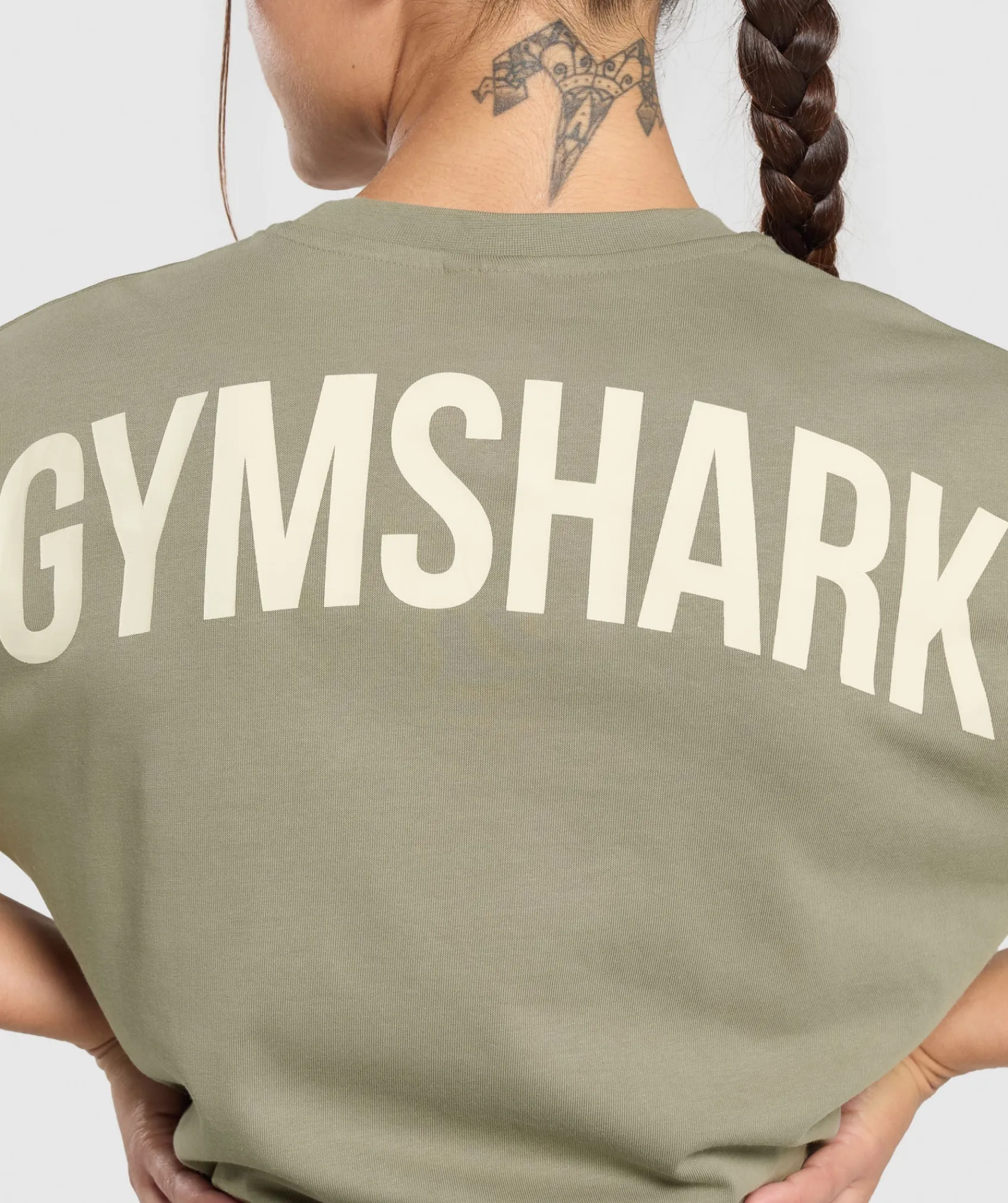 DAMES Gymshark Bedekkende Sportkleding|T-shirts*Power Oversized T-Shirt