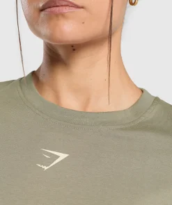 DAMES Gymshark Bedekkende Sportkleding|T-shirts*Power Oversized T-Shirt