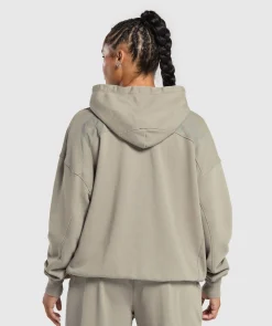 DAMES Gymshark Bedekkende Sportkleding|Sportjacks*Power Oversized Zip Hoodie