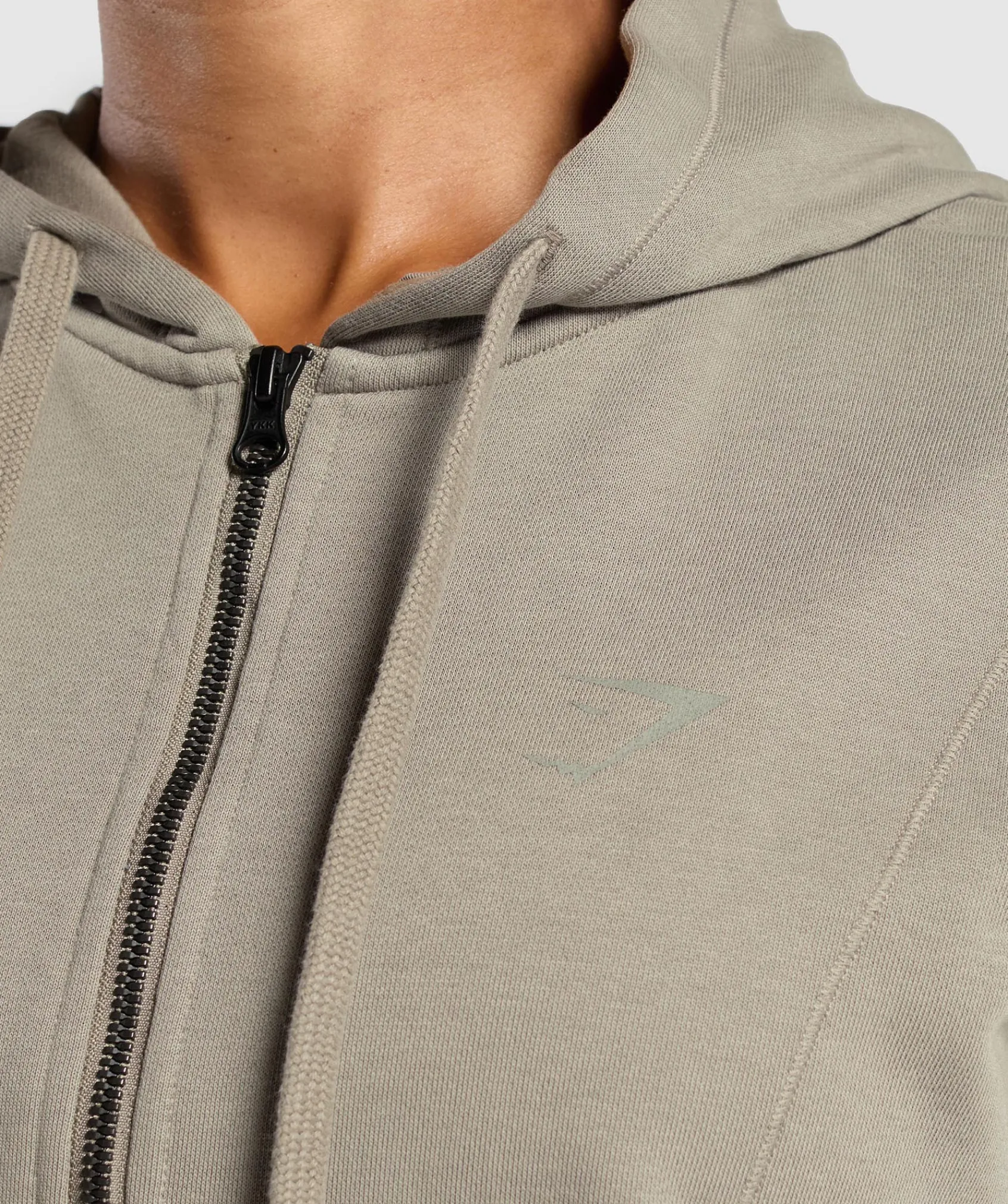 DAMES Gymshark Bedekkende Sportkleding|Sportjacks*Power Oversized Zip Hoodie