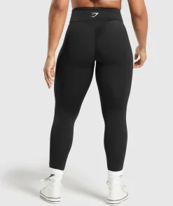 DAMES Gymshark Leggings|Zwarte Leggings*Power Short Leggings