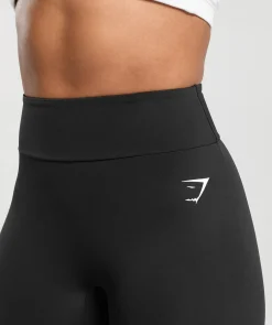 DAMES Gymshark Leggings|Zwarte Leggings*Power Short Leggings