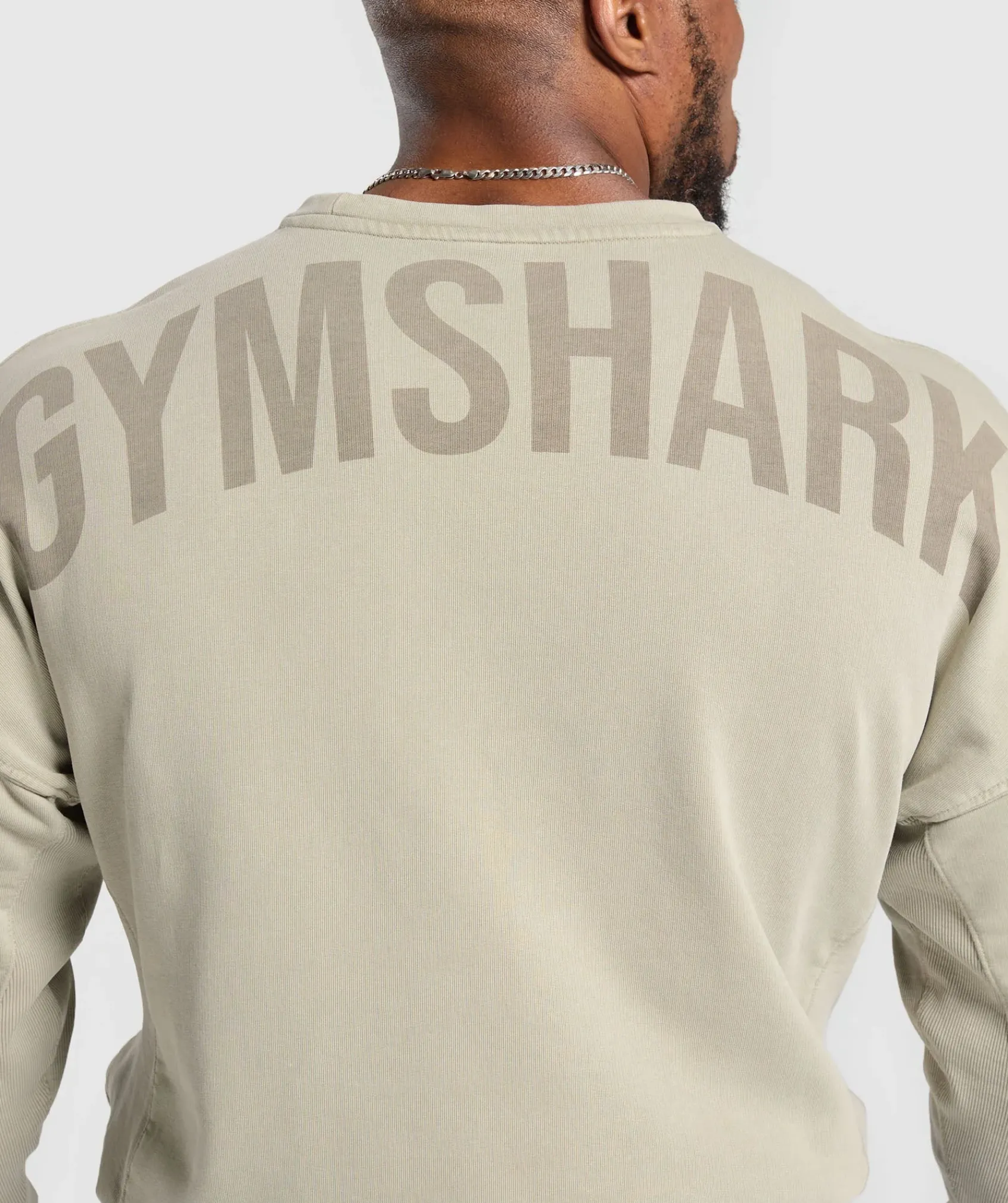 Heren Gymshark Hoodies & Truien*Power Washed Crew