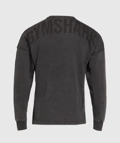 Heren Gymshark Hoodies & Truien*Power Washed Crew