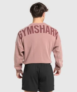 Heren Gymshark Hoodies & Truien*Power Washed Crew