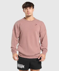 Heren Gymshark Hoodies & Truien*Power Washed Crew
