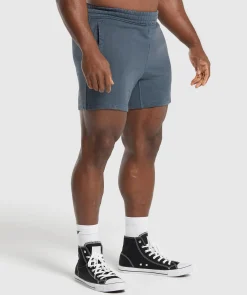 Heren Gymshark Shorts*Power Washed 5" Shorts