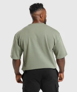 Heren Gymshark T-shirts*Power Washed Short Sleeve Crew