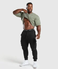 Heren Gymshark T-shirts*Power Washed Short Sleeve Crew