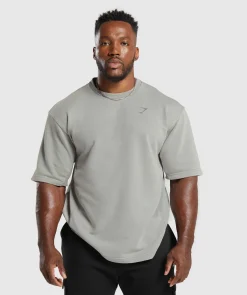 Heren Gymshark T-shirts*Power Washed Short Sleeve Crew