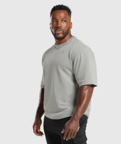 Heren Gymshark T-shirts*Power Washed Short Sleeve Crew