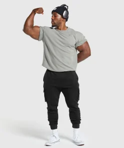 Heren Gymshark T-shirts*Power Washed Short Sleeve Crew