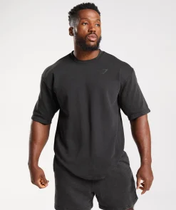 Heren Gymshark Hoodies & Truien|T-shirts*Power Washed Short Sleeve Crew