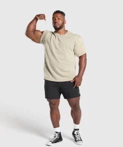 Heren Gymshark Hoodies & Truien|T-shirts*Power Washed Short Sleeve Crew
