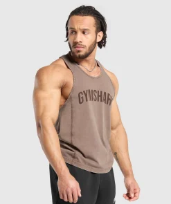 Heren Gymshark Stringers*Power Washed Stringer