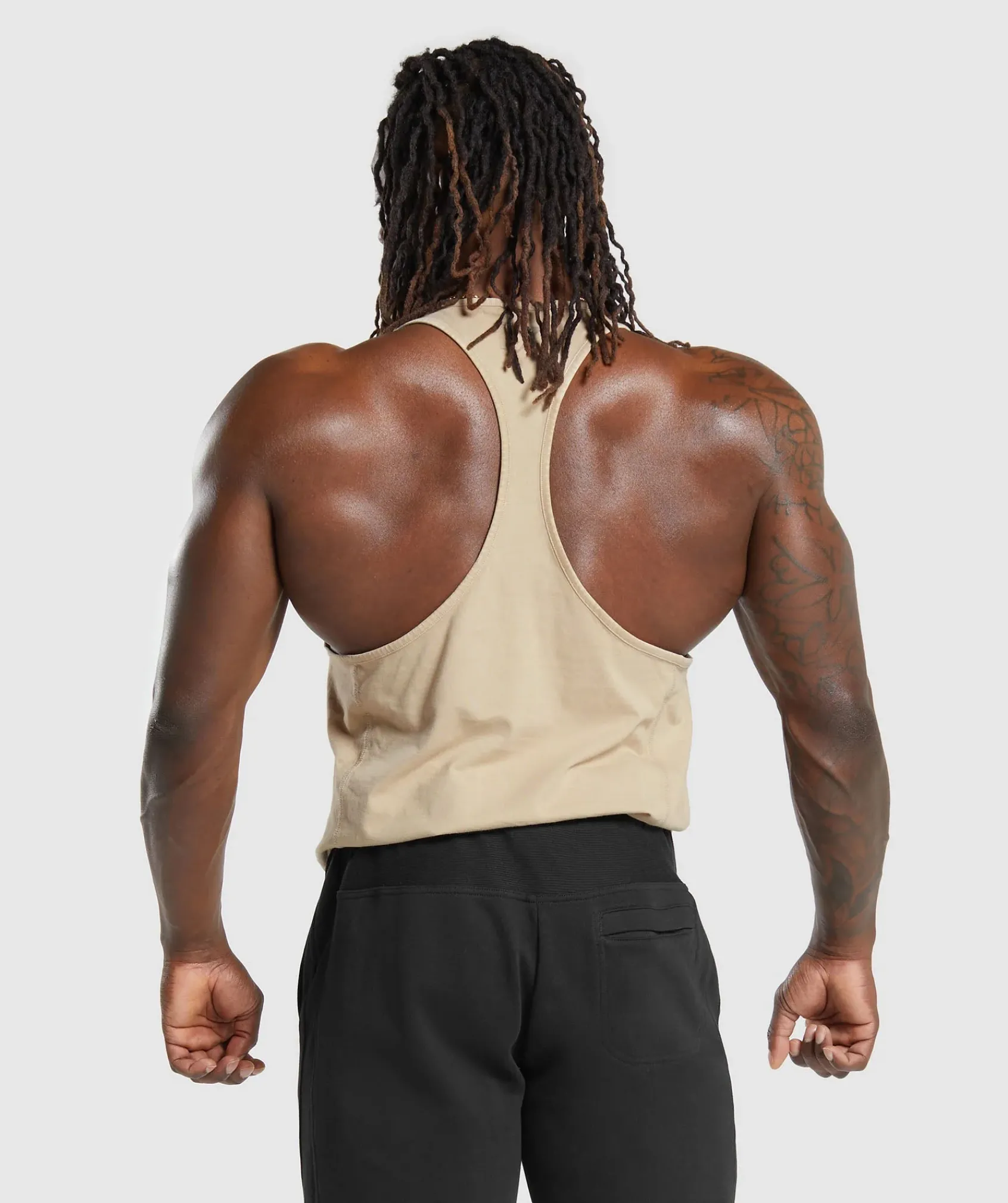 Heren Gymshark Stringers|T-shirts*Power Washed Stringer