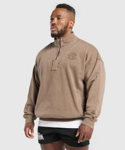 Heren Gymshark Sportjacks|Hoodies & Truien*Premium Legacy 1/4 Zip