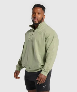 Heren Gymshark Sportjacks|Hoodies & Truien*Premium Legacy 1/4 Zip