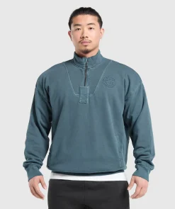 Heren Gymshark Sportjacks|Hoodies & Truien*Premium Legacy 1/4 Zip