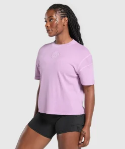 DAMES Gymshark Bedekkende Sportkleding|T-shirts*Premium Legacy Washed Oversized T-Shirt