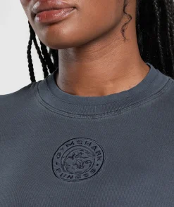 DAMES Gymshark Bedekkende Sportkleding|T-shirts*Premium Legacy Washed Oversized T-Shirt