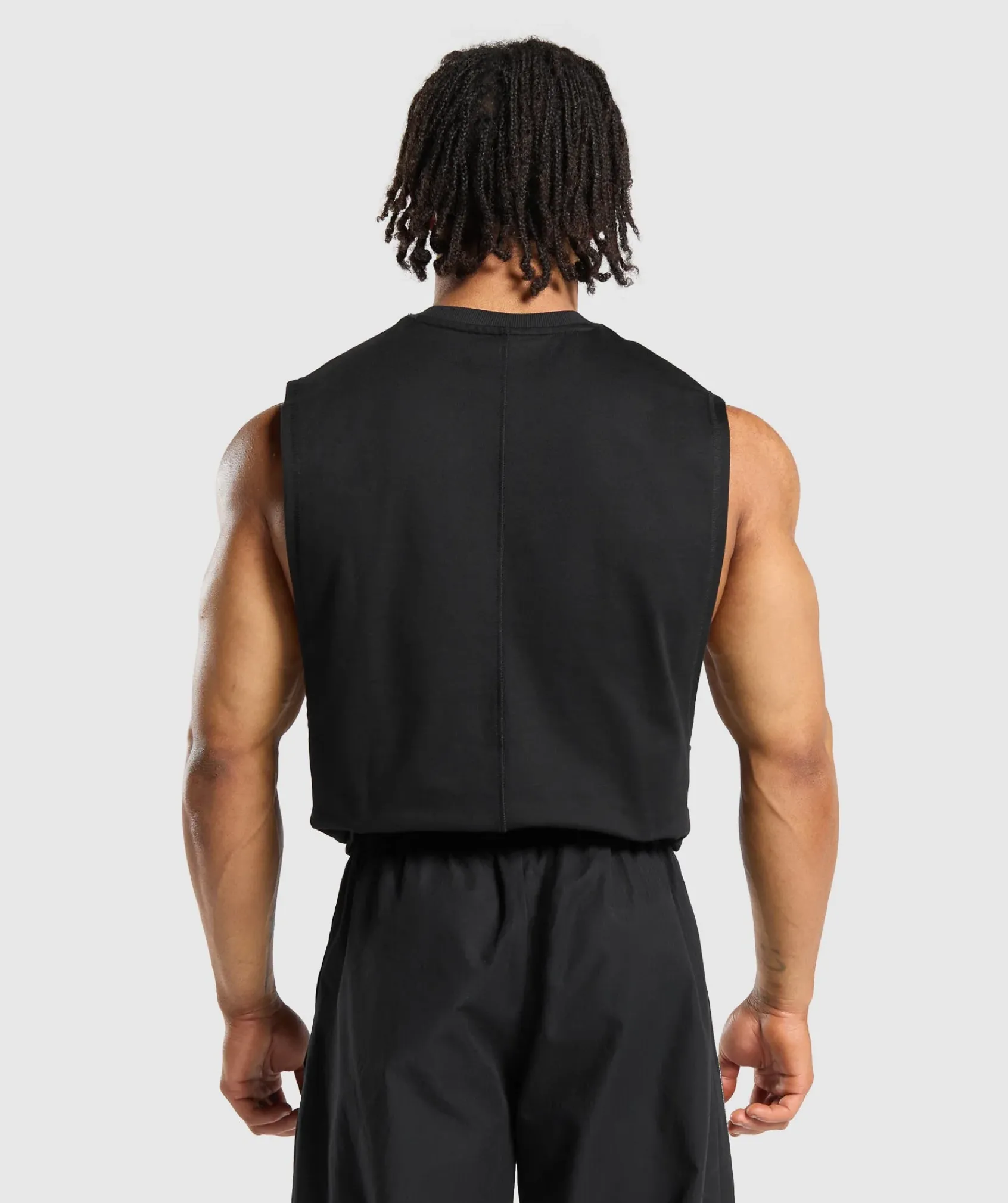 Heren Gymshark Tanktops*Premium Lifting Boxy Cut Off Tank