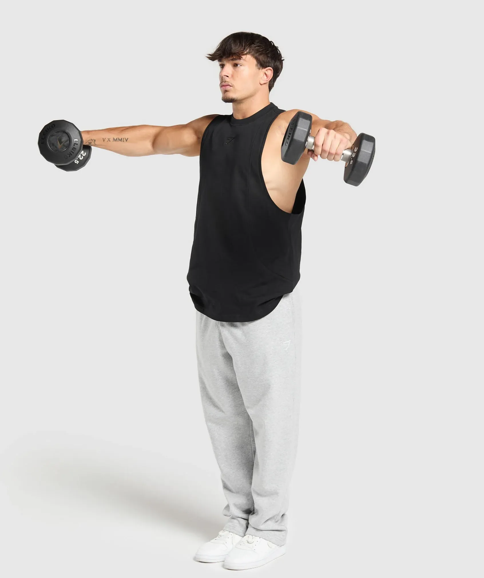 Heren Gymshark Tanktops*Premium Lifting Drop Arm Tank
