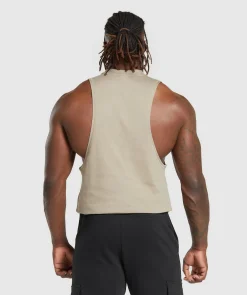 Heren Gymshark Tanktops|T-shirts*Premium Lifting Drop Arm Tank
