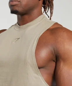 Heren Gymshark Tanktops|T-shirts*Premium Lifting Drop Arm Tank