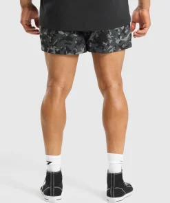 Heren Gymshark Shorts*Printed Lifting Mesh 5" Shorts