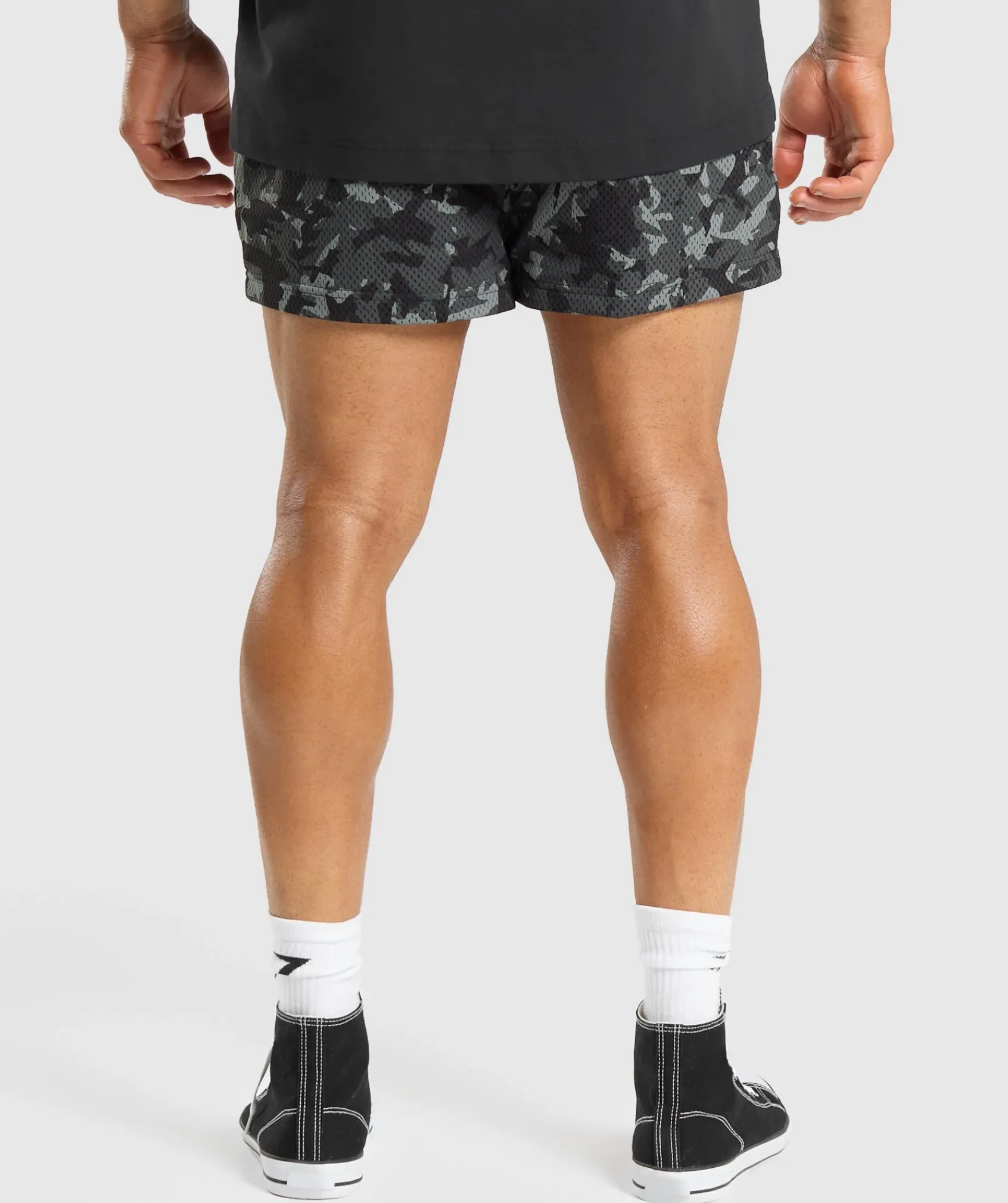 Heren Gymshark Shorts*Printed Lifting Mesh 5" Shorts