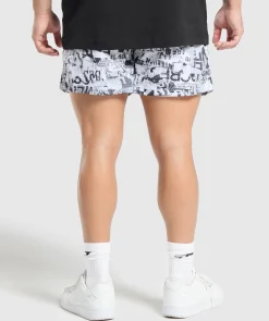 Heren Gymshark Shorts*Printed Mesh 5" Shorts