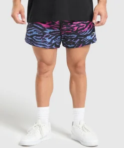 Heren Gymshark Shorts*Printed Mesh 5" Shorts