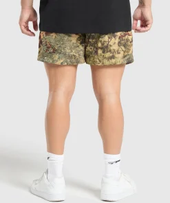 Heren Gymshark Shorts*Printed Mesh 5" Shorts