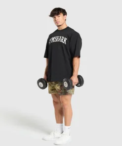 Heren Gymshark Shorts*Printed Mesh 5" Shorts