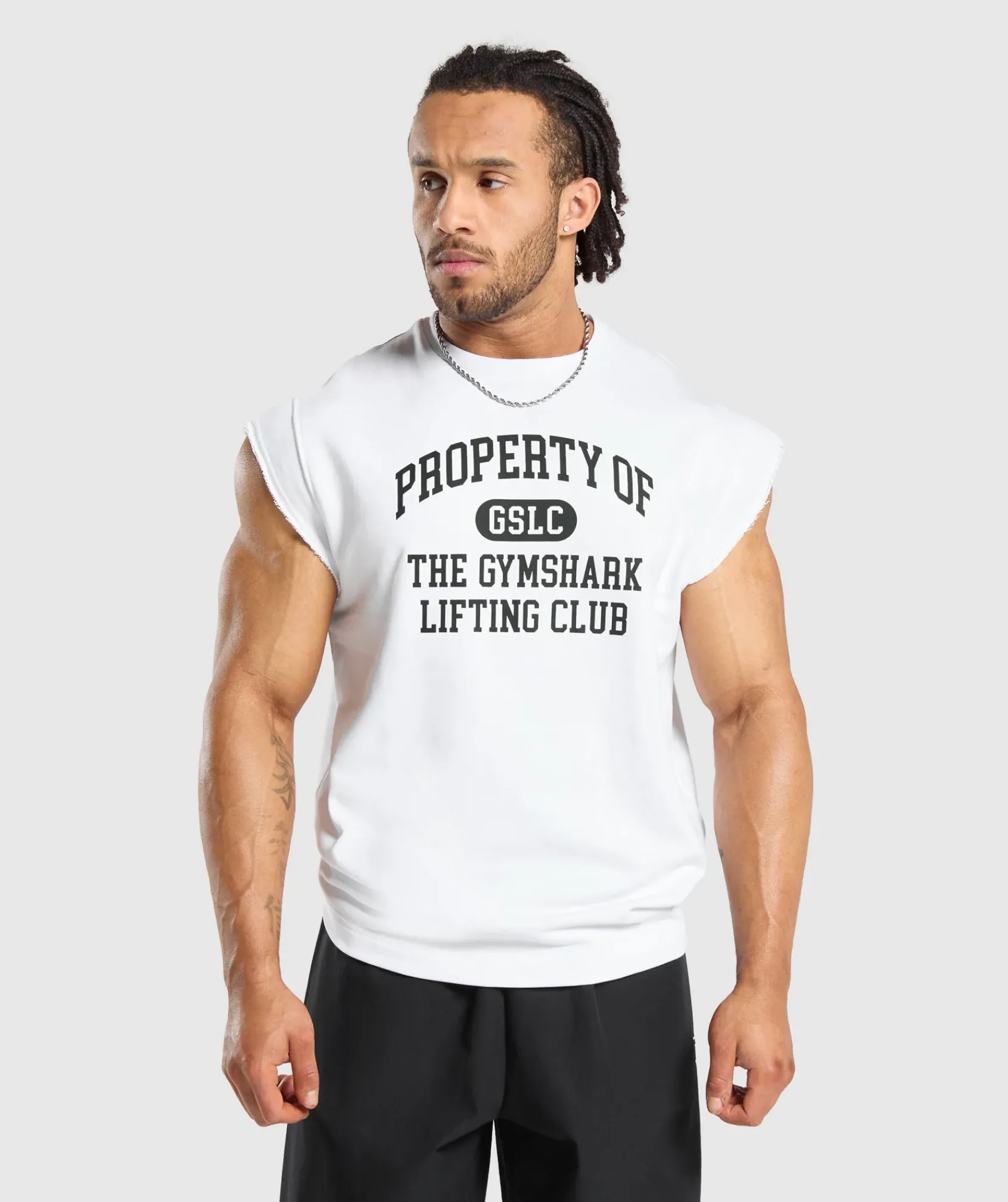 Heren Gymshark Tanktops*Property Of Cut Off Tank