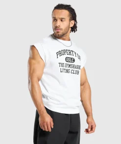 Heren Gymshark Tanktops*Property Of Cut Off Tank