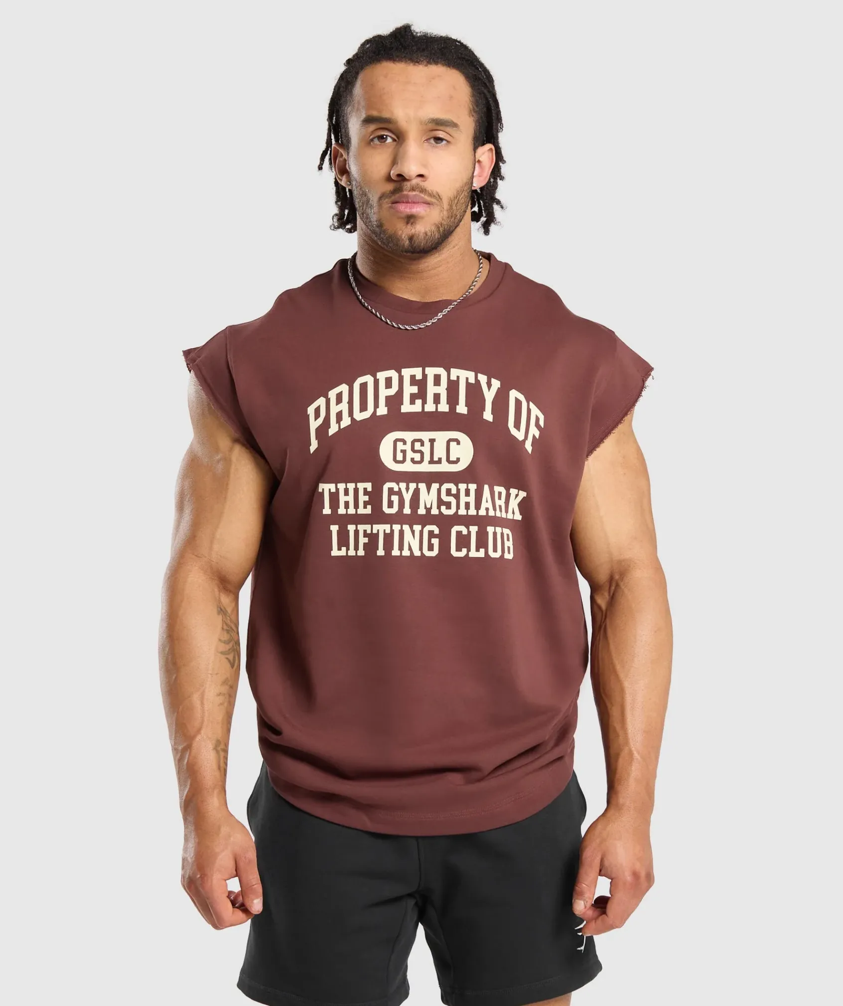 Heren Gymshark Tanktops*Property Of Cut Off Tank