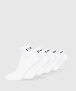 Gymshark Sportsokken|Enkelsokken*Quarter Socks 5pk