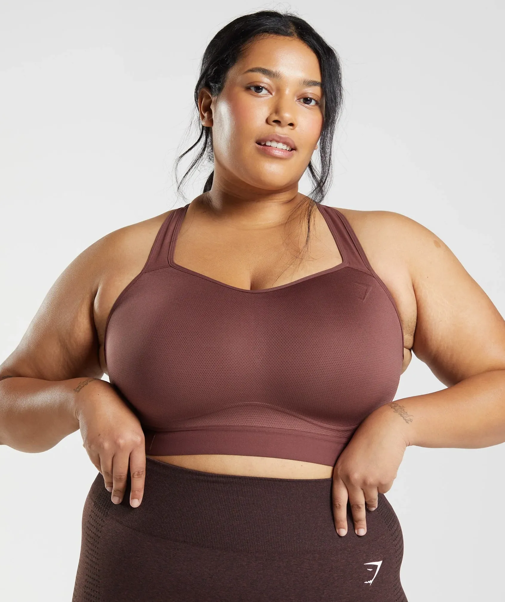 DAMES Gymshark Sport-bh's*Racerback High Support Sports Bra