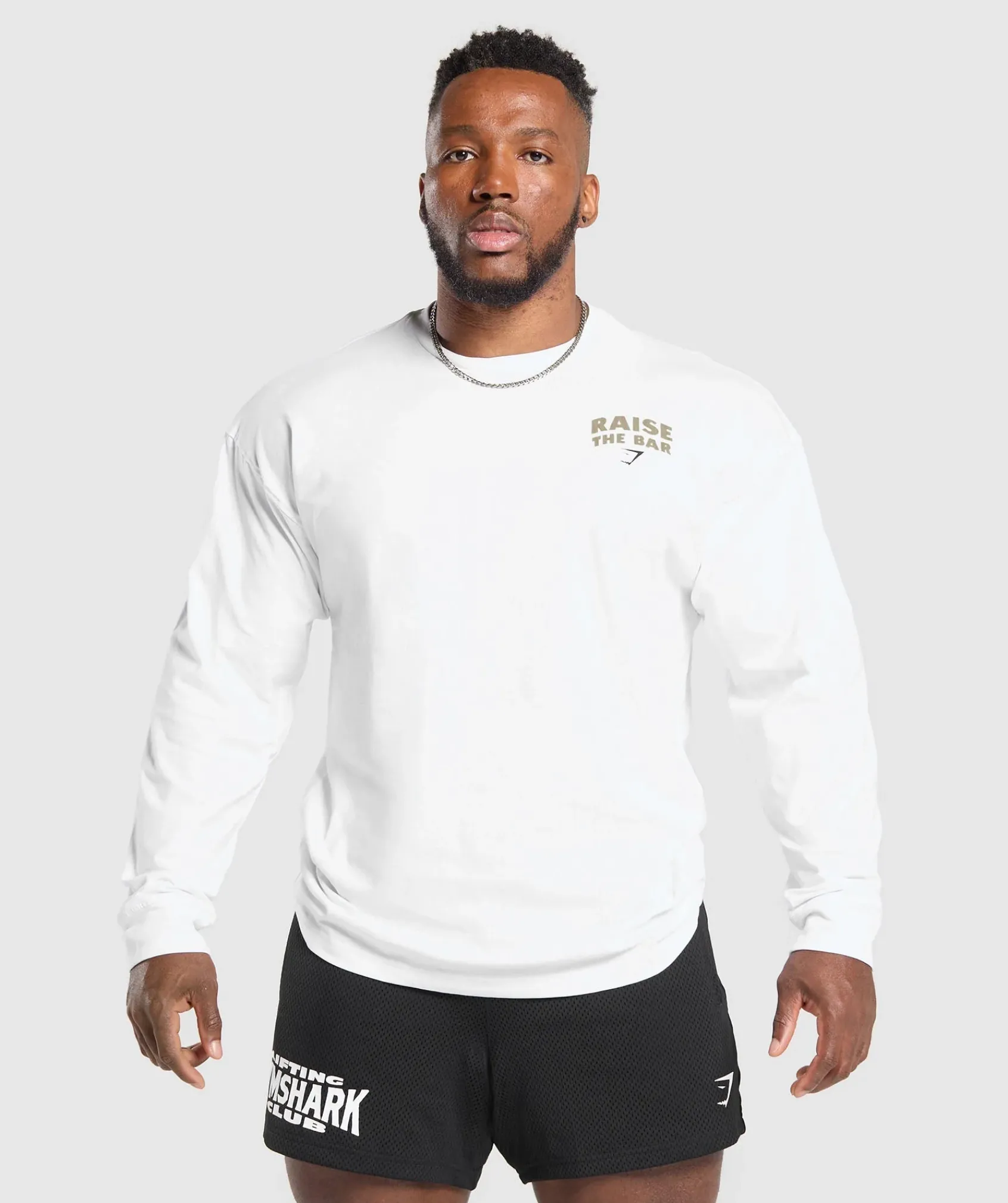 Heren Gymshark T-shirts*Raise The Bar Long Sleeve T-Shirt
