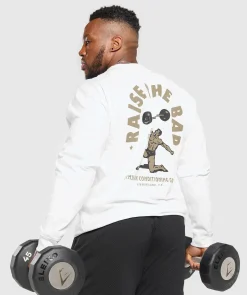 Heren Gymshark T-shirts*Raise The Bar Long Sleeve T-Shirt