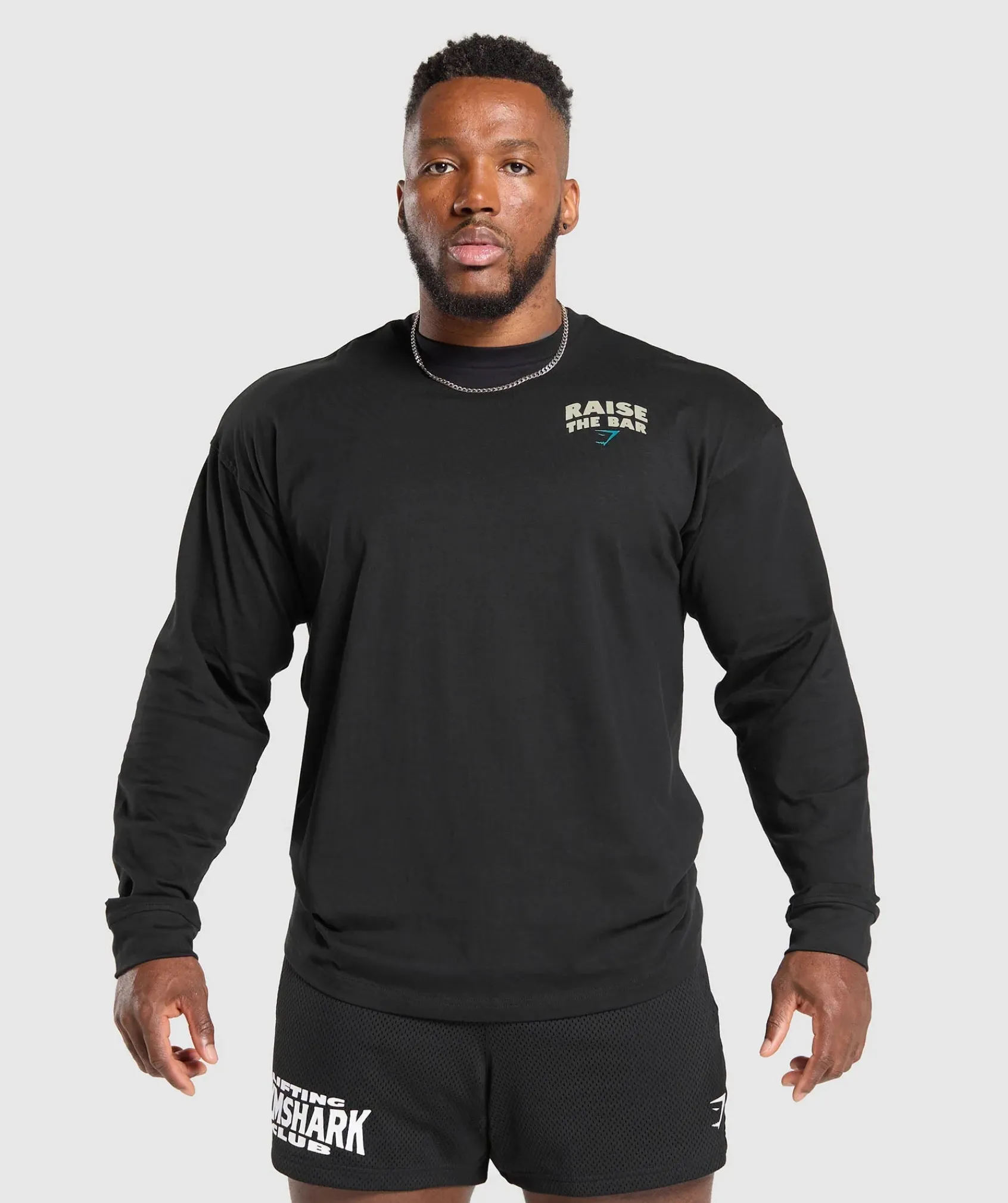 Heren Gymshark T-shirts*Raise The Bar Long Sleeve T-Shirt