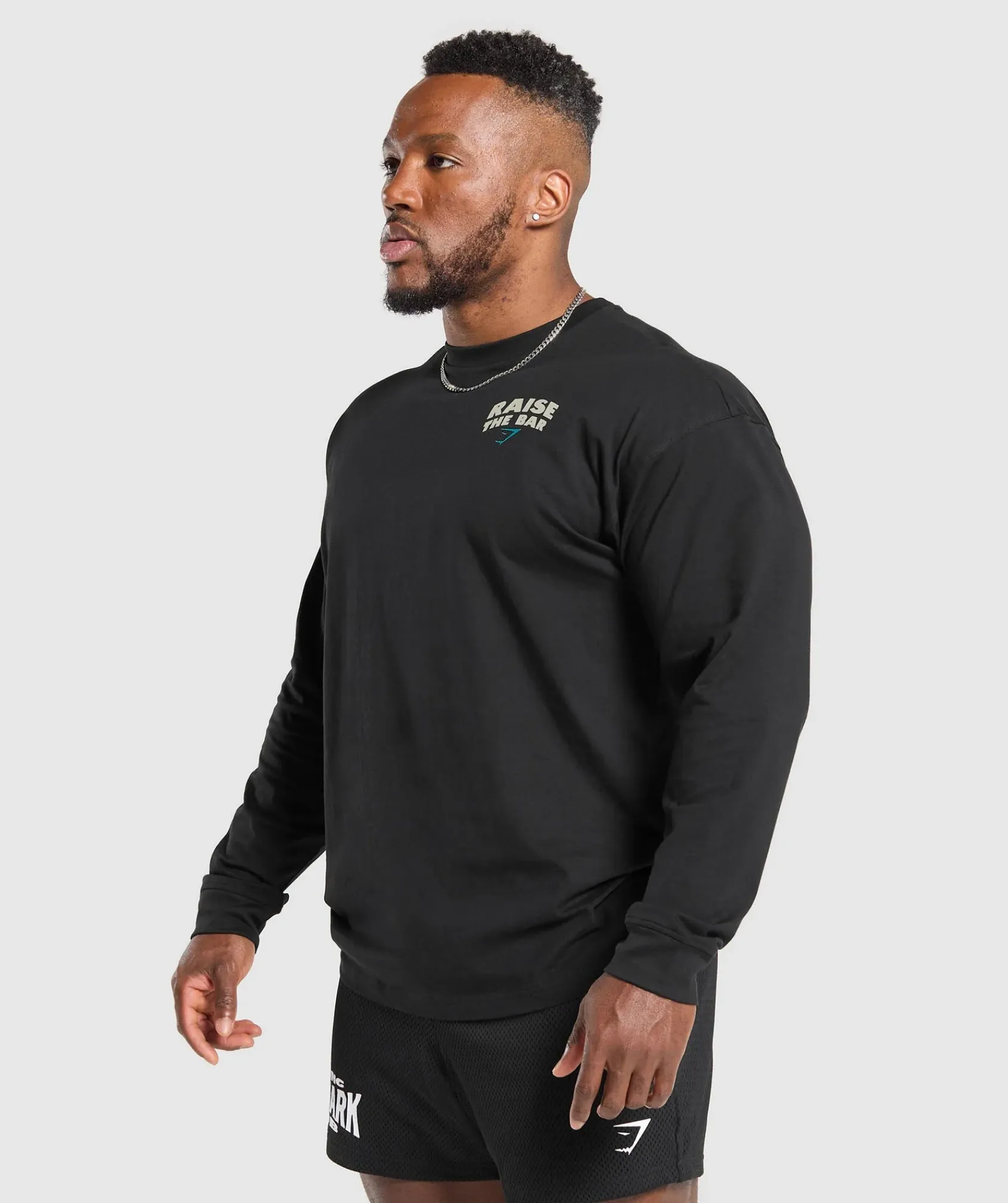Heren Gymshark T-shirts*Raise The Bar Long Sleeve T-Shirt