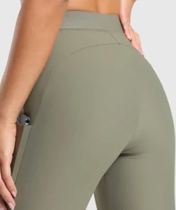 DAMES Gymshark Leggings Met Zakken*Raw Cut Legging