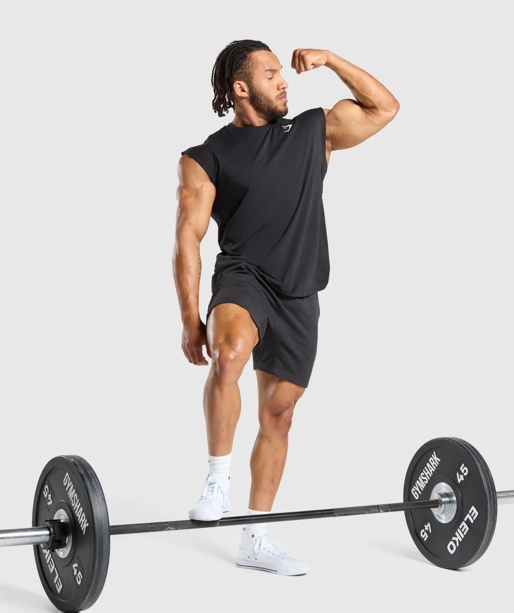 Heren Gymshark Tanktops|T-shirts*React Cut Off Tank
