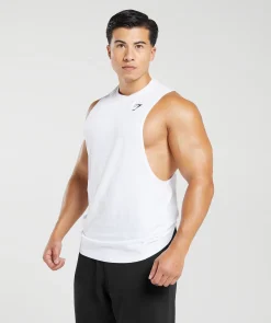 Heren Gymshark Tanktops*React Drop Arm Tank