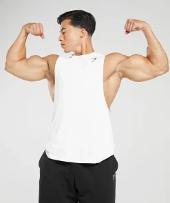 Heren Gymshark Tanktops*React Drop Arm Tank