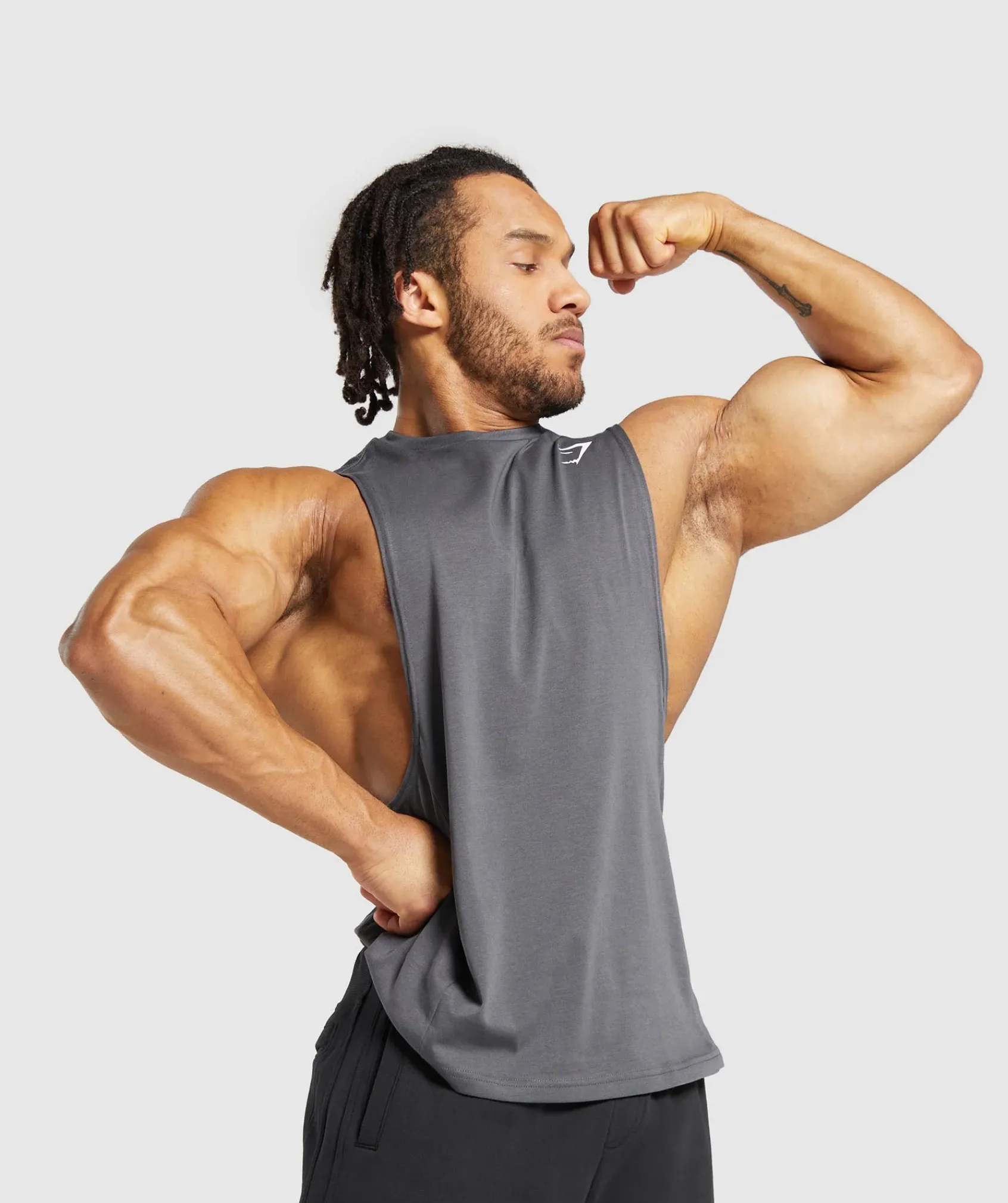Heren Gymshark Tanktops*React Drop Arm Tank
